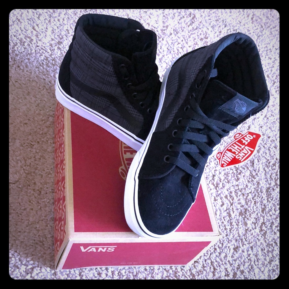 Vans corduroy high tops